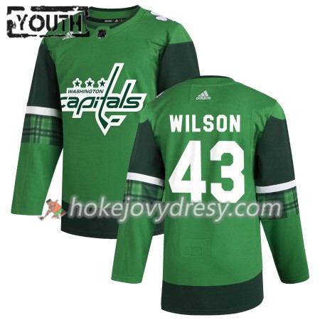 Dětské Hokejový Dres Washington Capitals Tom Wilson 43 Adidas 2019-20 St. Patrick's Day Authentic
